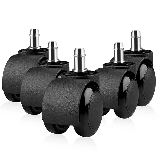 Gvolatee set of replacement office chair casters