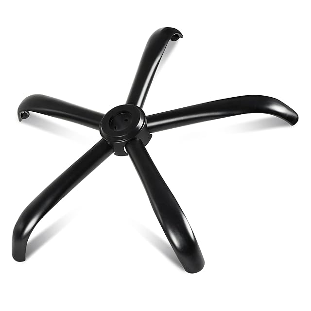 MASTERY MART matte black 28 inch five-star office chair base