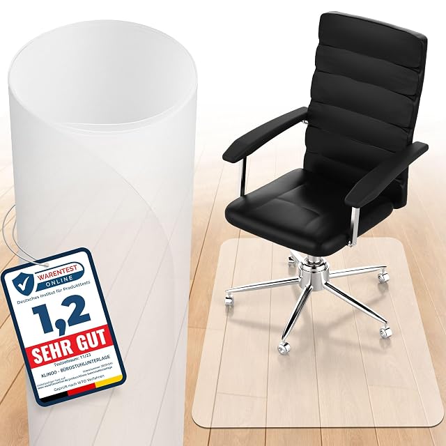 KLINOO transparent polycarbonate chair floor mat