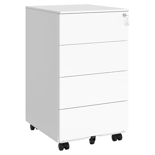 SONGMICS steel lockable rolling storage cabinet