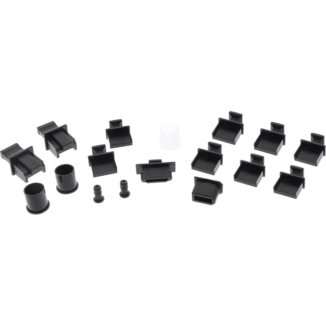 InLine 17-piece PC port dust plug set