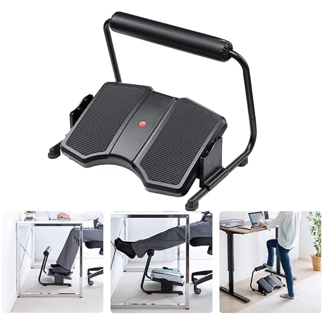RIAMTGCX black wide-platform footrest under a desk