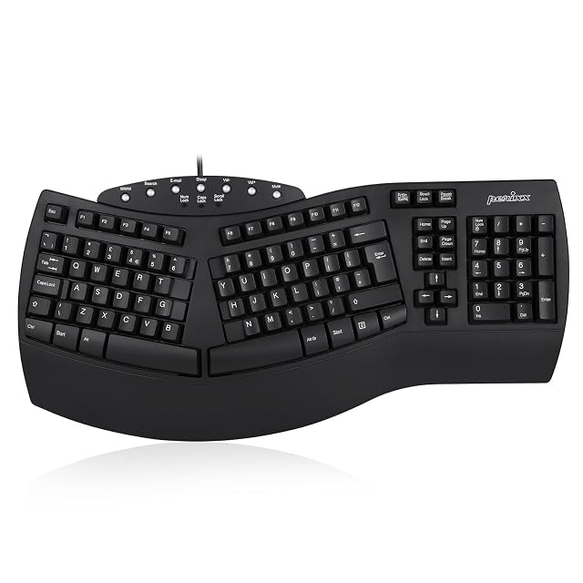Perixx PERIBOARD-512 wired split ergonomic keyboard