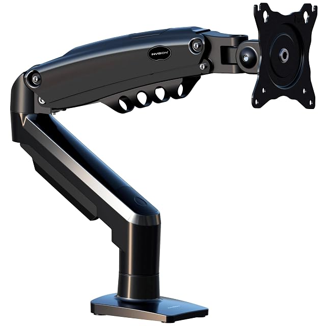 Invision MX200 monitor arm mounted on a desk
