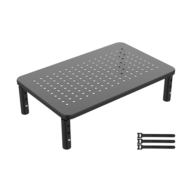 GRIFEMA ventilated metal monitor riser stand