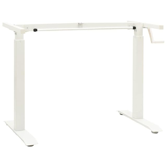 WXGTBKPR manual hand-crank height-adjustable desk frame